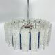 Set of two Mid-Century Murano glass element chandeliers. Italy 1960s