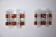 Pair of poliarte sconces by Albano Poli, 1970, Murano Italy