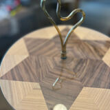 Straw marquetry tray