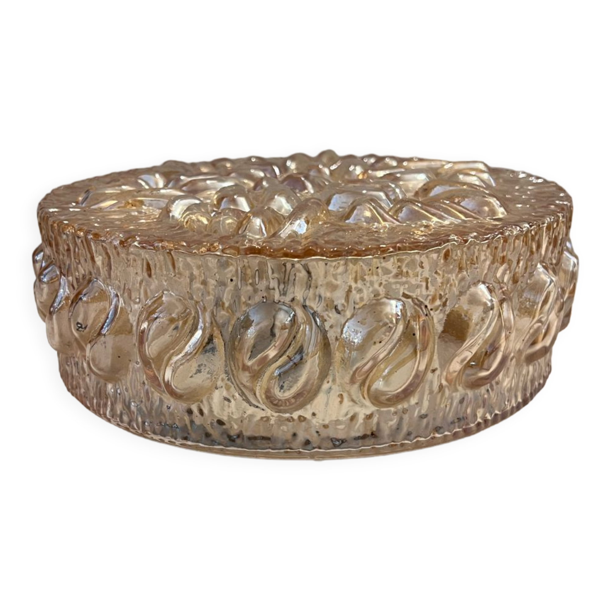 Helena Tynell amber ceiling lamp for Limburg