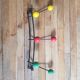 6-ball wall coat rack