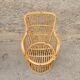 Bamboo and rattan armchair 50s Italy