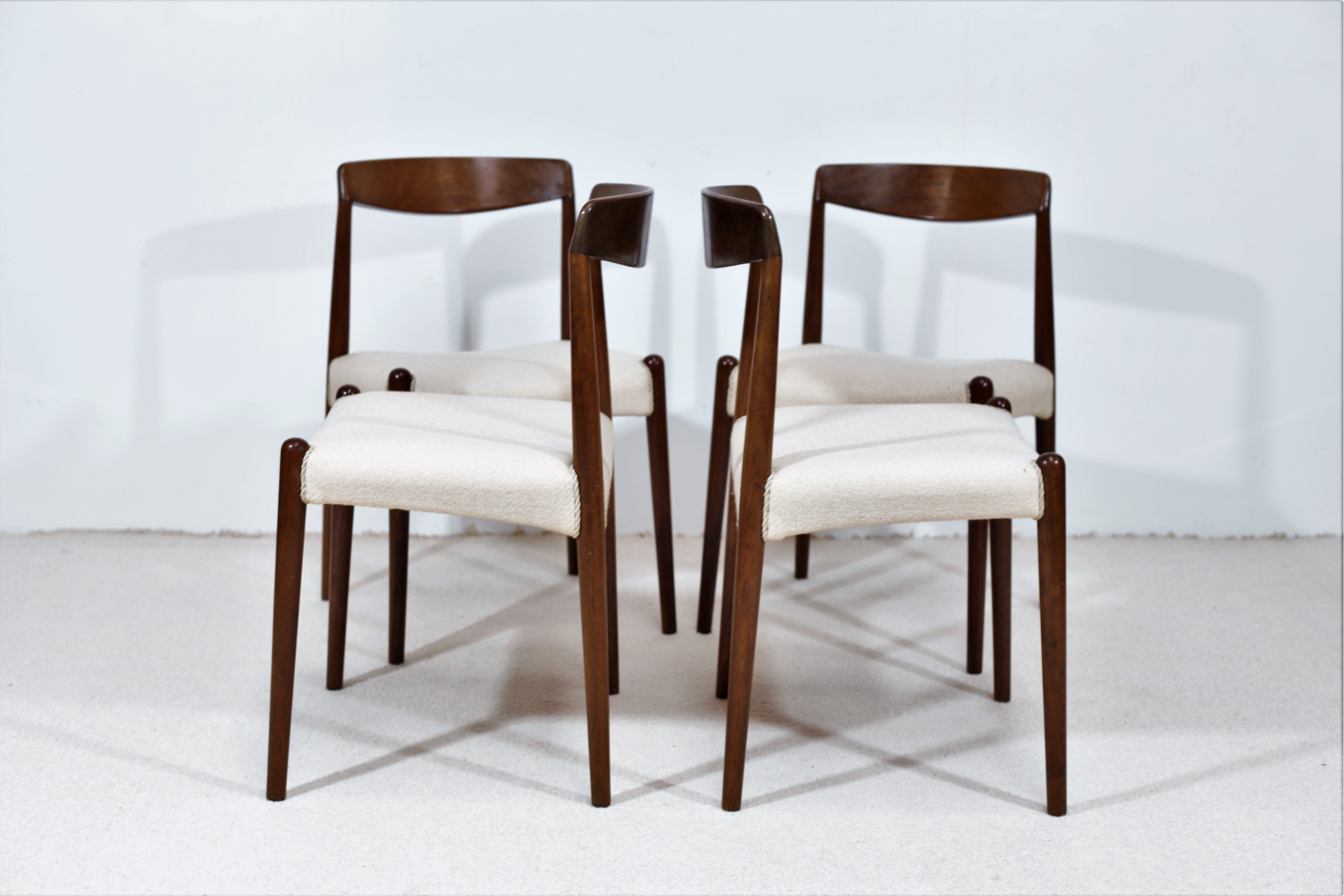 Danish walnut chairs