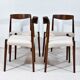 Chaises danoise en noyer