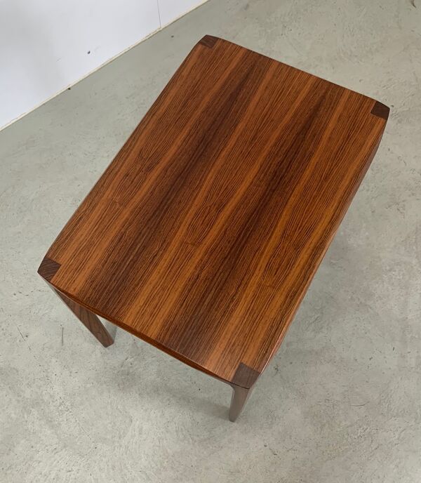 Tables gigognes en palisandre pour Wilhelm Renz années 1960