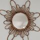 Rattan mirror