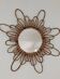 Rattan mirror