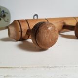 Wooden coat rack