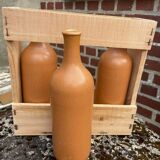 Set of 3 MKM 0.75 L bottles in their wooden box