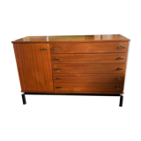 Large chest of drawers of marcel gascoin edition alveole 1950