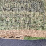 Jute canvas cushion