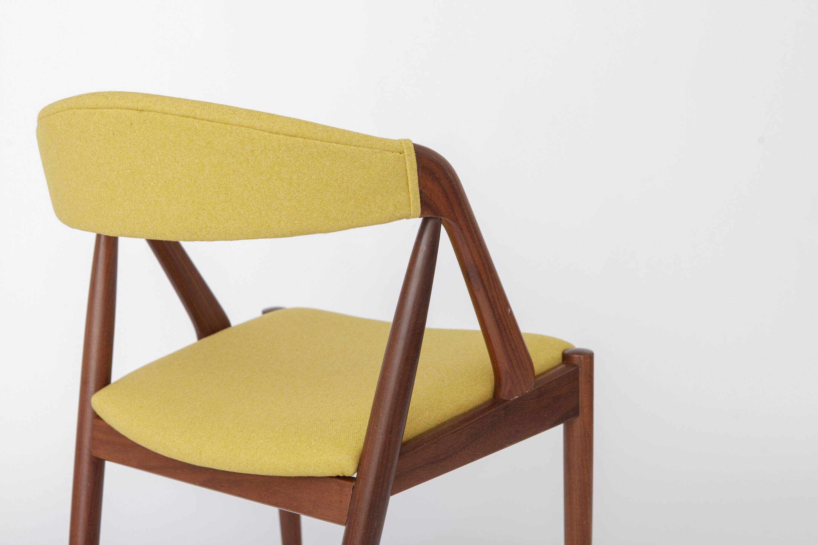 Kai Kristiansen Model 31 Chair, Schou Andersen 1960s, Danish Teak Dining