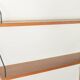 Classic shelving system from the 1950s in teak veneer by Poul Cadovius for Cado