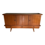 Teak buffet Gaston fish 1960s