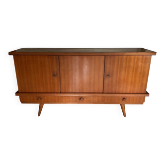 Buffet en teck gaston poisson années 60