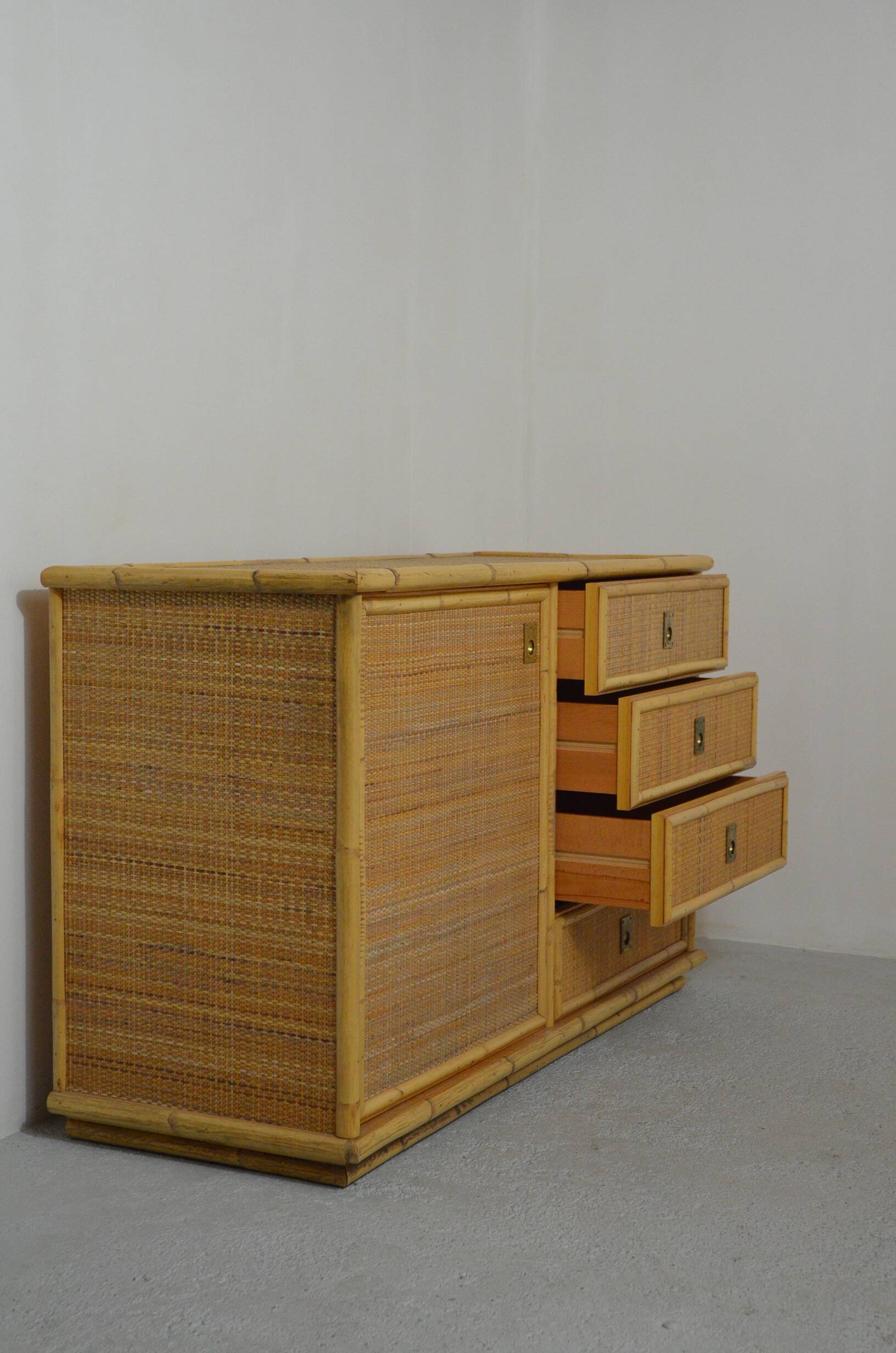 Dal Vera rattan chest of drawers