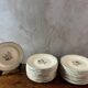 Hand painted Gien service