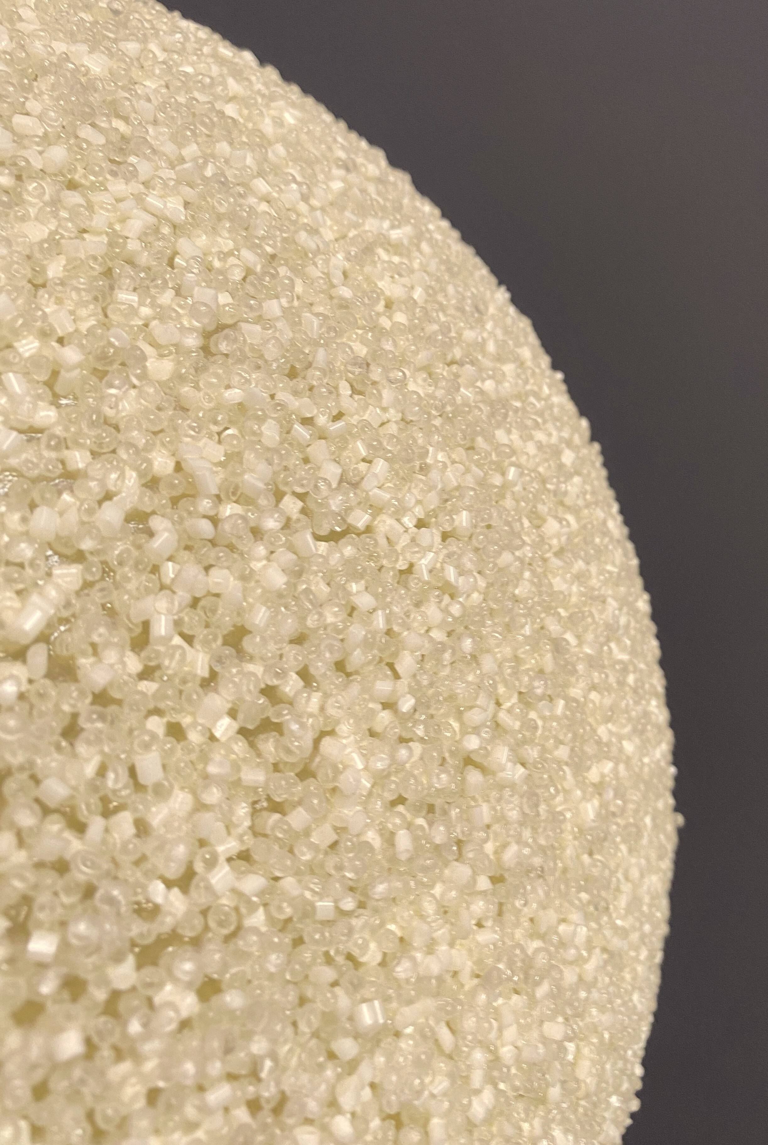 Suger ball lamp in yellow by John and Sylvia Reid 1960s