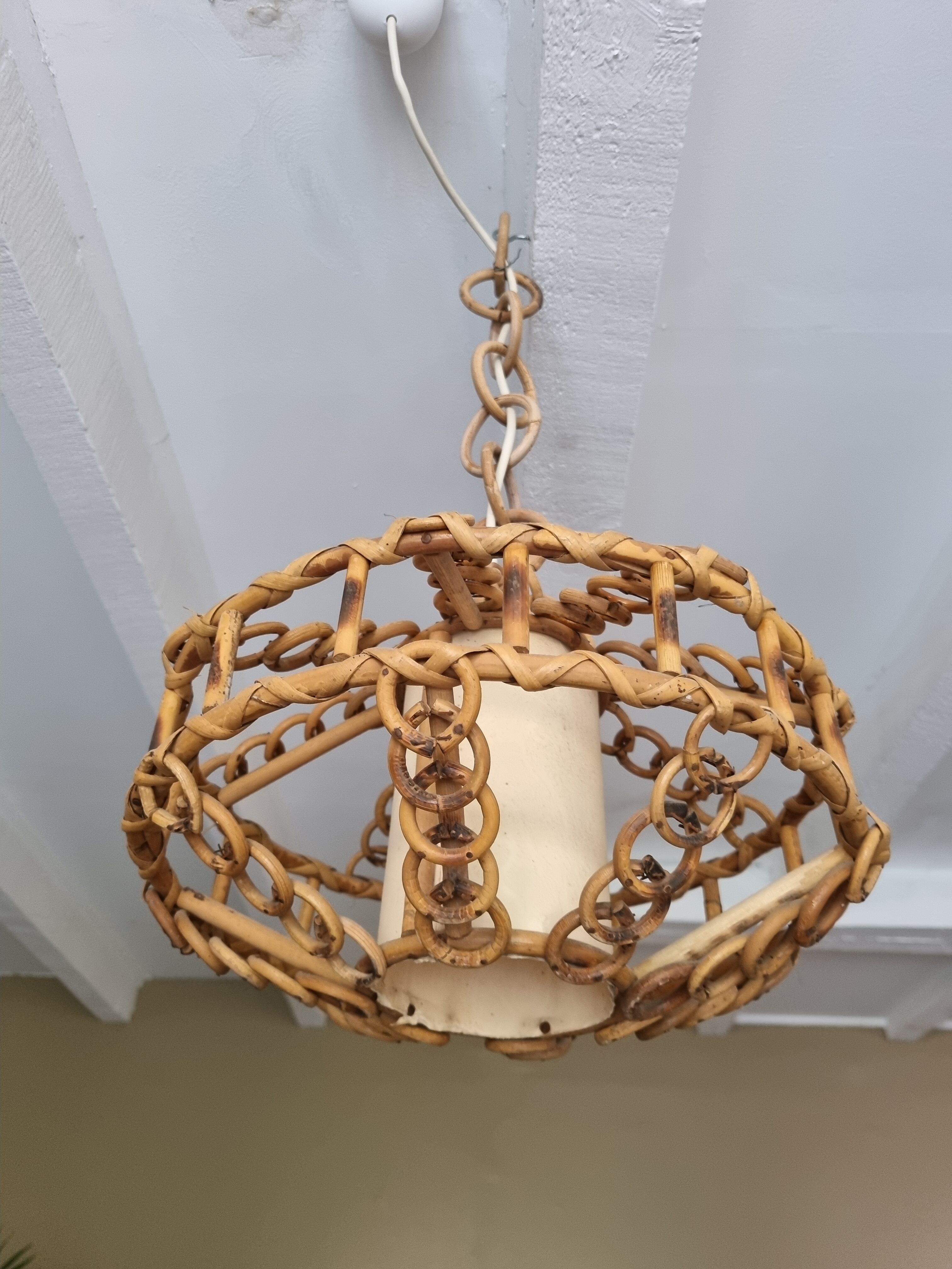 rattan suspension 60s