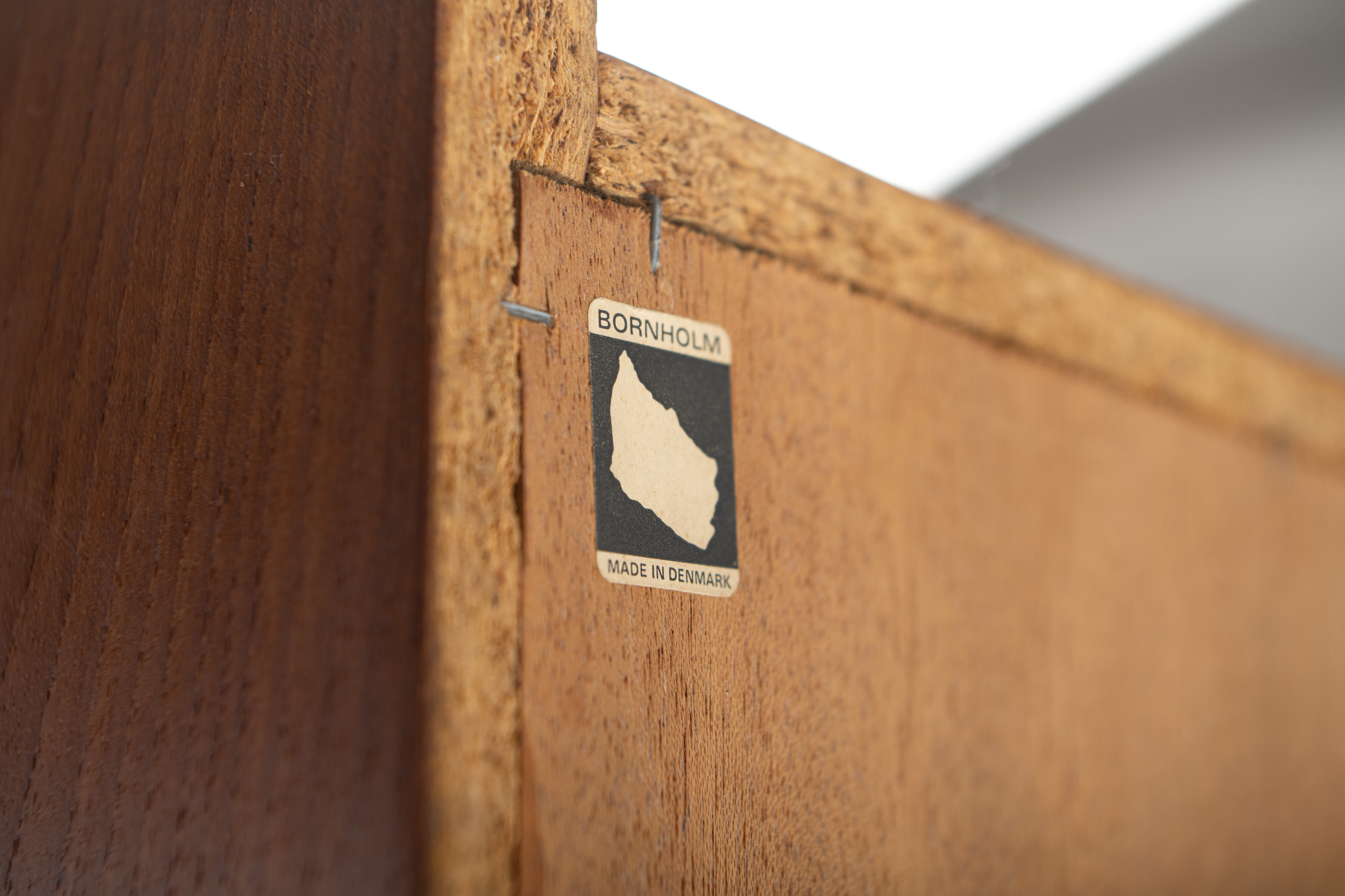 Bookcase secretary by Johannes Sorth for Nexø Møbelfabrik Bornholm, Denmark 1960s