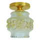 1 / 3 hand blown bubble glass sconce lamps / redesign gold ceiling lighting