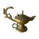 Old oil lamp Aladdin's lamp in bronze oriental lamp