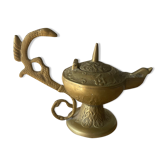 Old oil lamp Aladdin's lamp in bronze oriental lamp