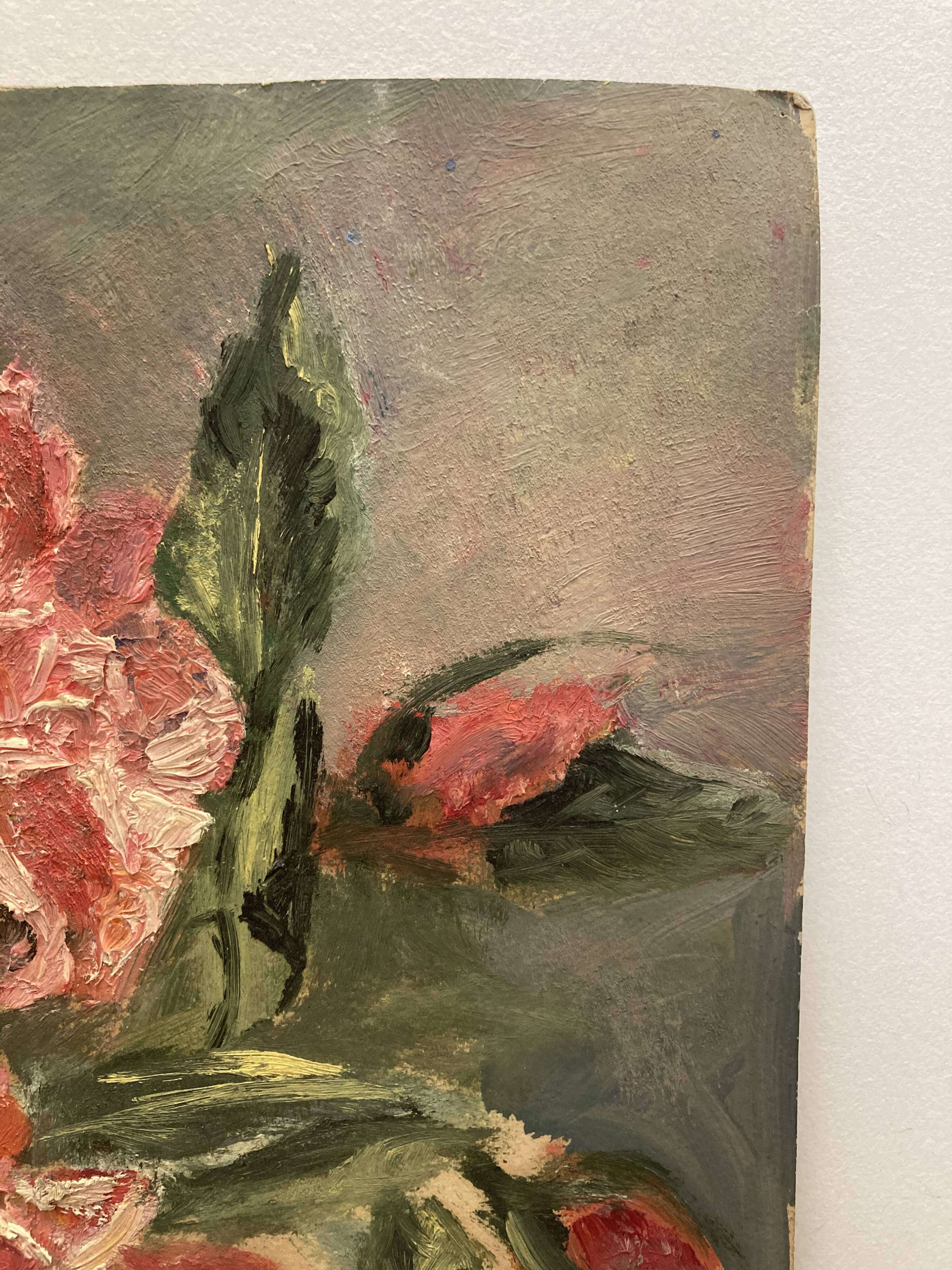 Vintage rose painting