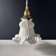 Marguerite — Vintage suspension globe tulip with frosted glass