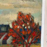 Autumn landscape signed Godelier
