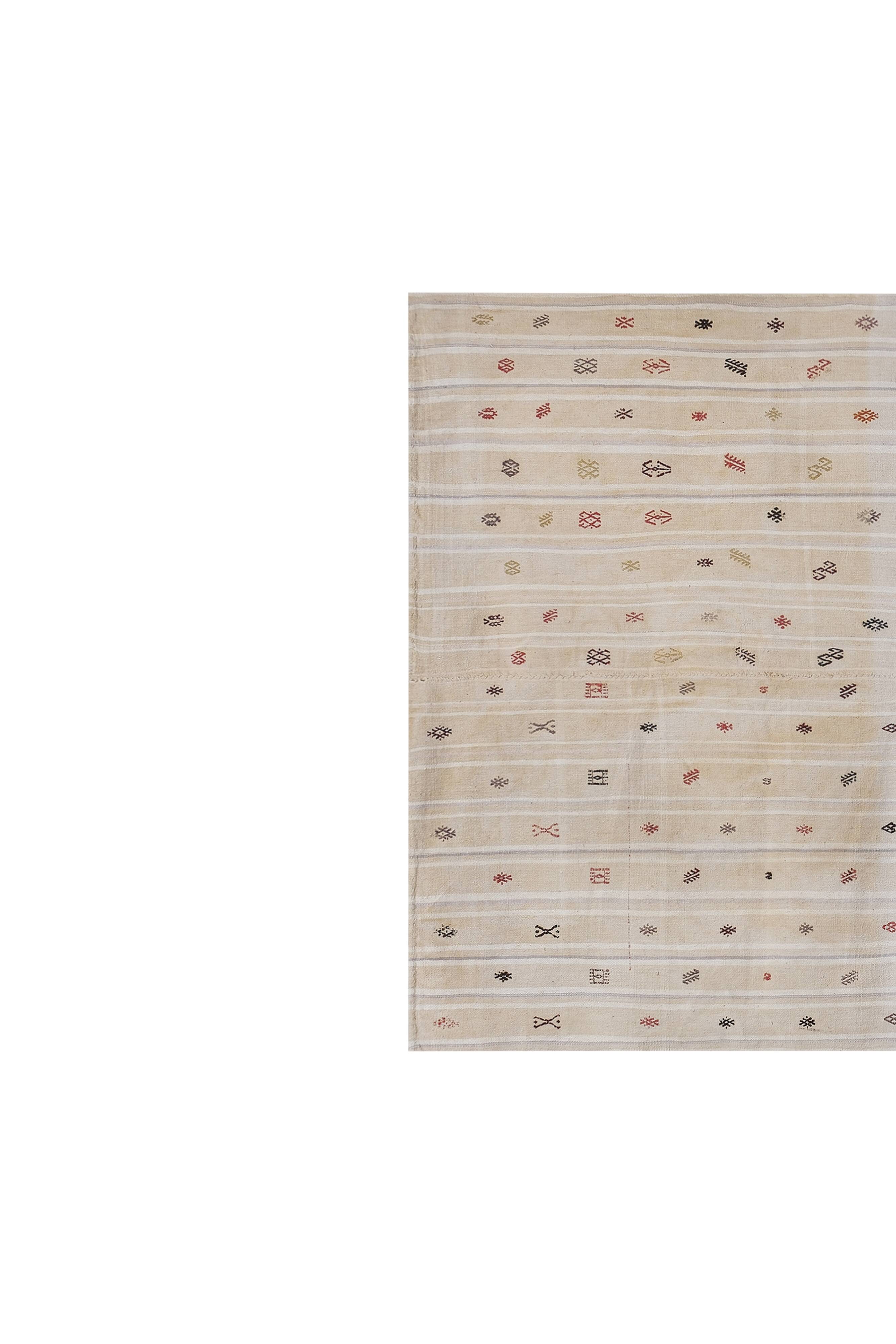 Vintage Turkish Oushak Handwoven Rug 156x212 cm