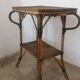 Perret and Vibert rattan serving trolley