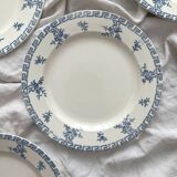 4 assiettes plates en terre de fer « Athènes » Clairefontaine