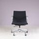 2000s desk chair model EA118, chrome base with black hopsack upholstery and aluminium armrests / Charles & Ray Eames / Vitra, Germany