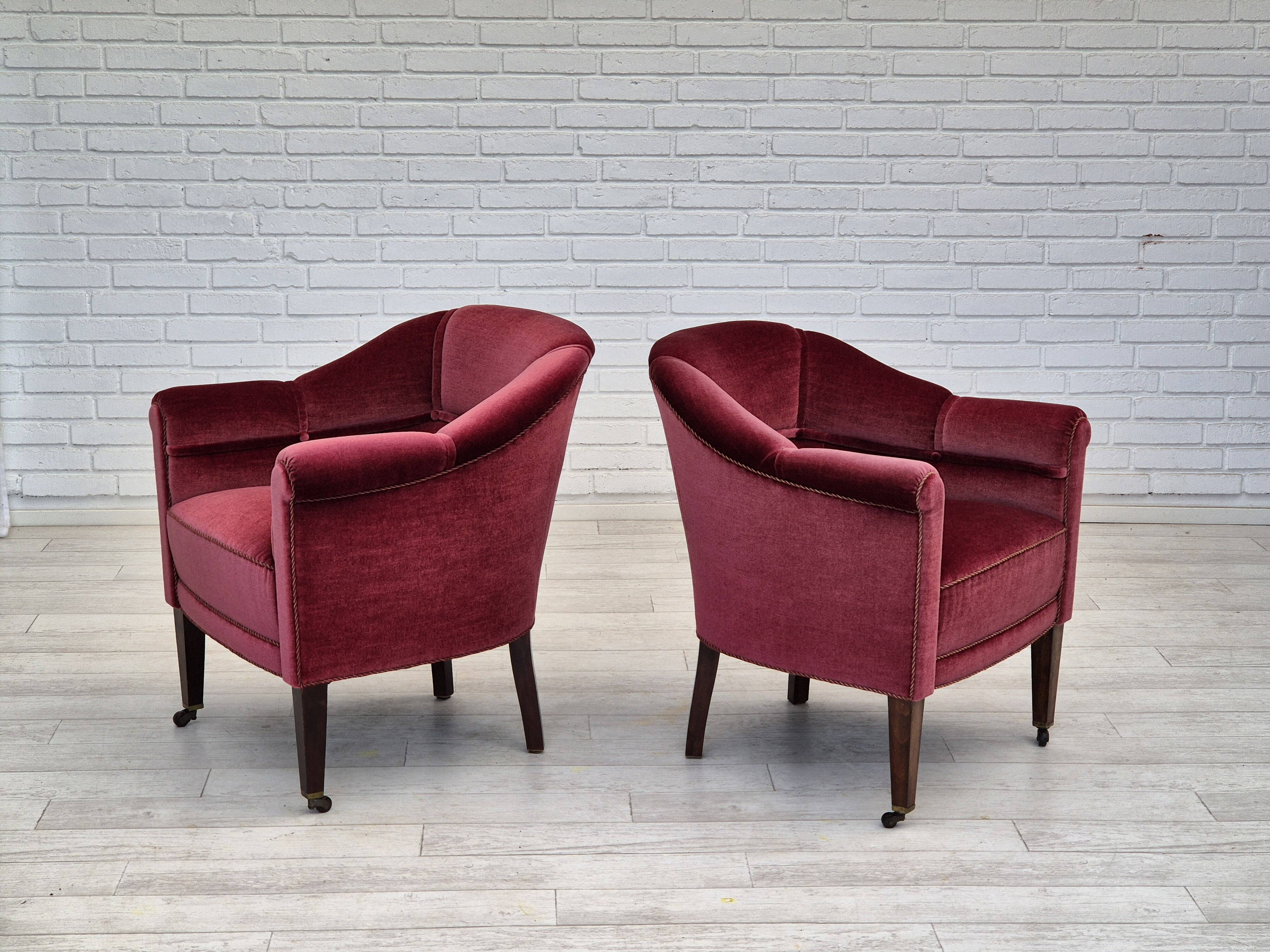 1950s, Danish lounge chair