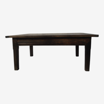 Plain wooden coffee table