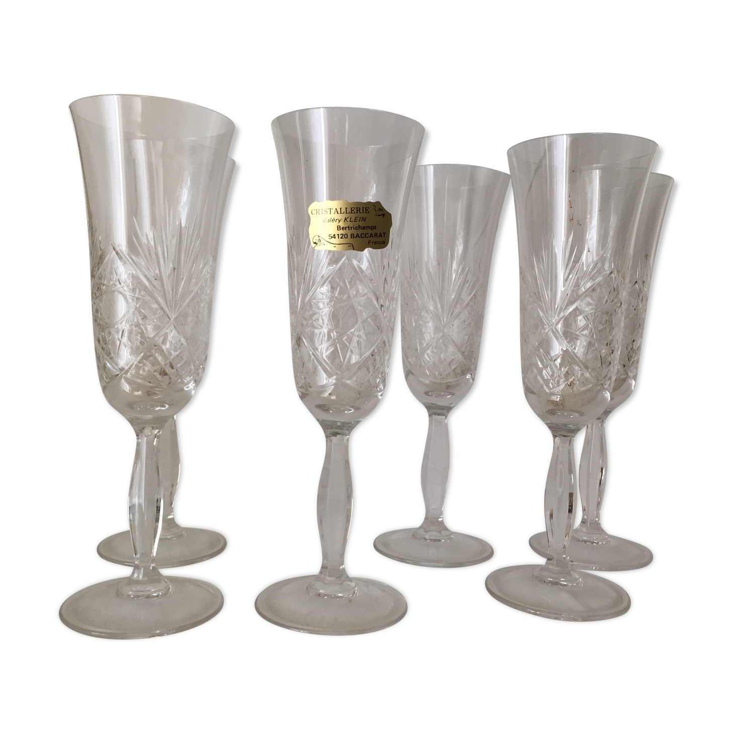 Flûtes en cristal