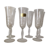 Flûtes en cristal