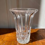 Vase tulipe en cristal