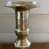 Antique brass candle holder