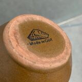 East German pottery vase from the mid-century by Strehla Keramik.