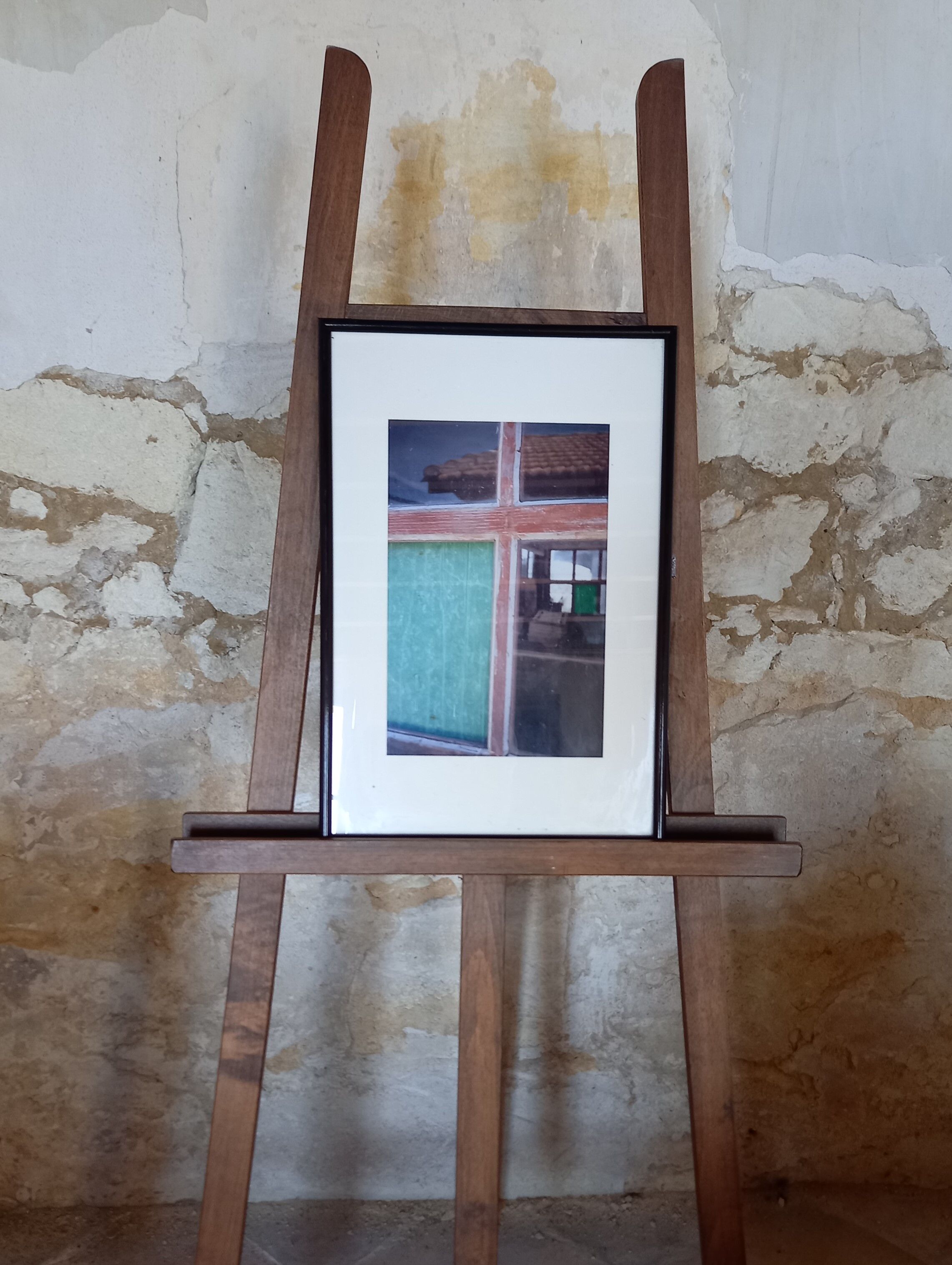 Color photograph, window of a fishermen's hut