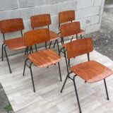 Set of 6 vintage Marko chairs
