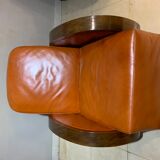Leather rocking chair