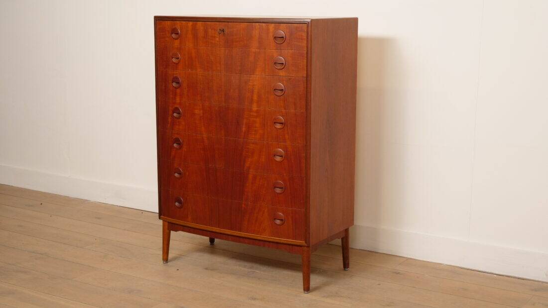 Vintage Danish chest of drawers | Teak | 7 drawers | 114 cm