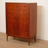 Vintage Danish chest of drawers | Teak | 7 drawers | 114 cm