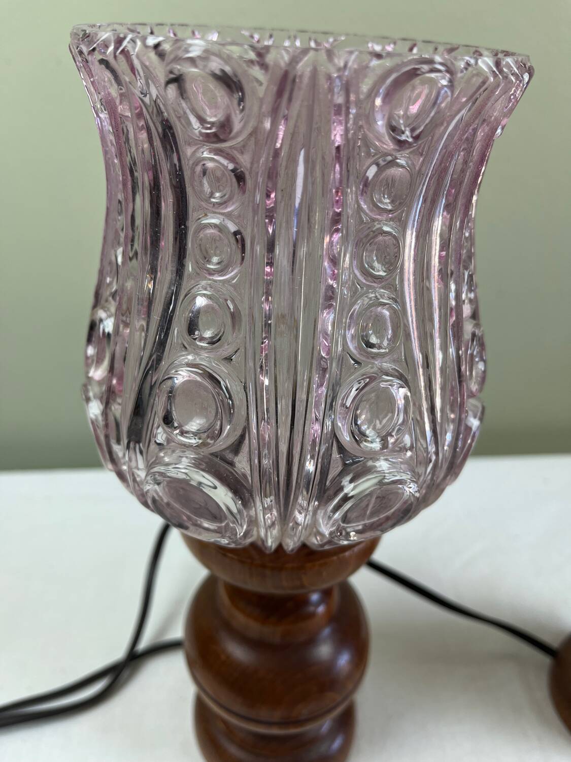 Art Deco bedside lamps