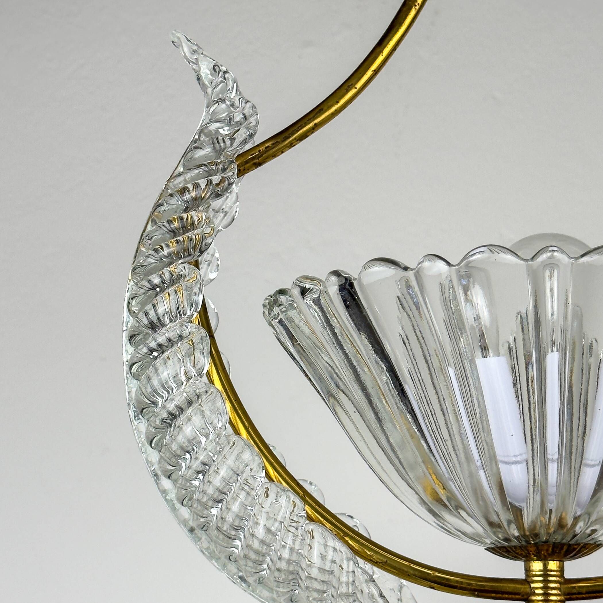 1930s Vintage Murano chandelier by Barovier & Toso, Italy