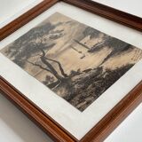 Indian ink painting on paper 1927