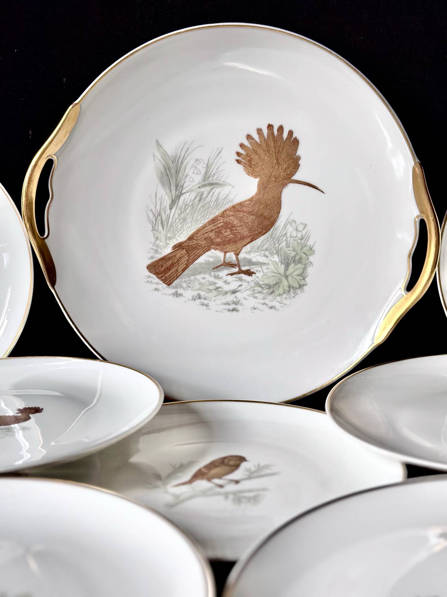 Service Bernardaud Les oiseaux d’or